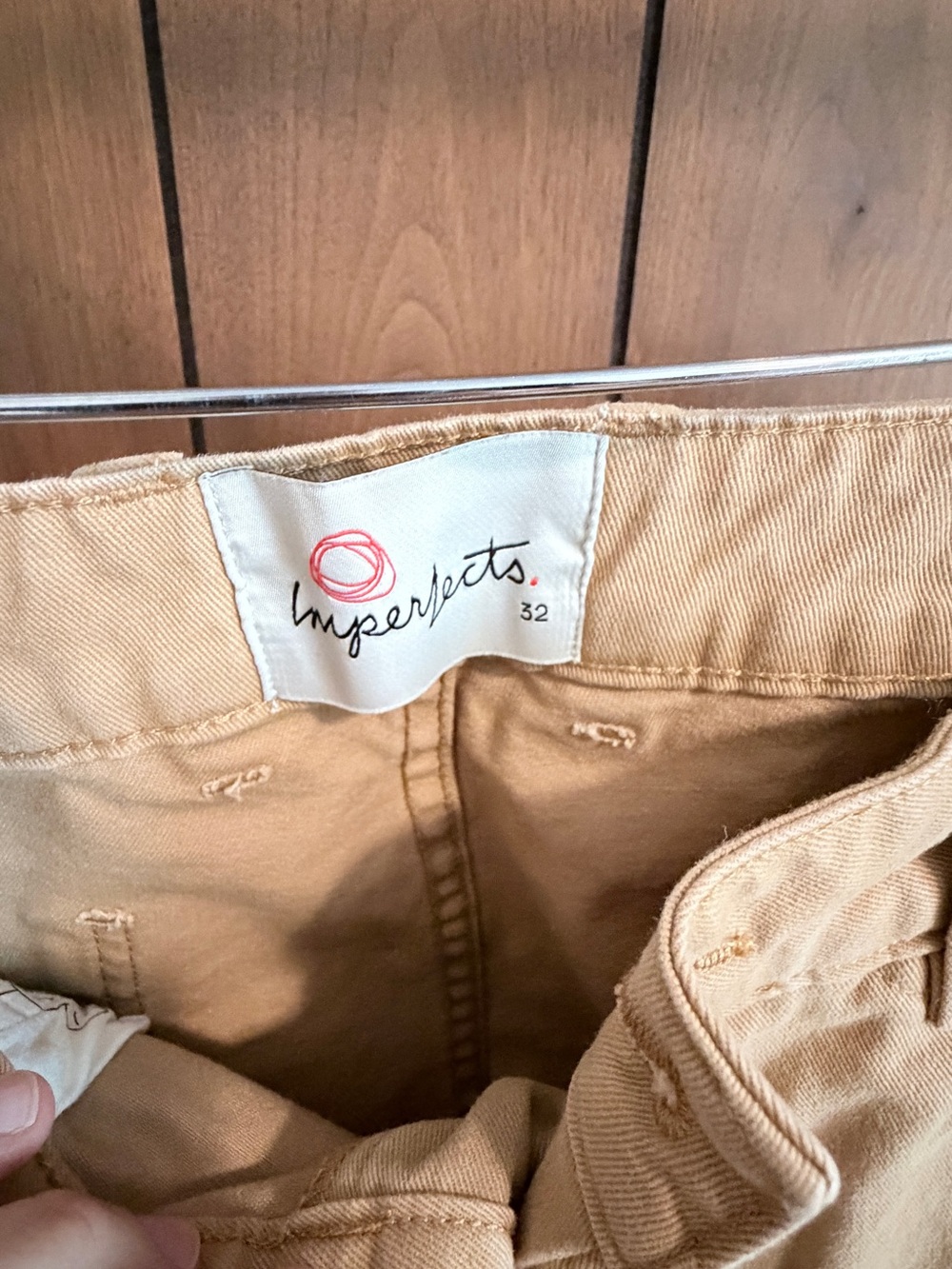 Imperfects Utility Chino Shorts Men’s 32 Tan Khaki Workwear 7” Inseam - Picture 3 of 6